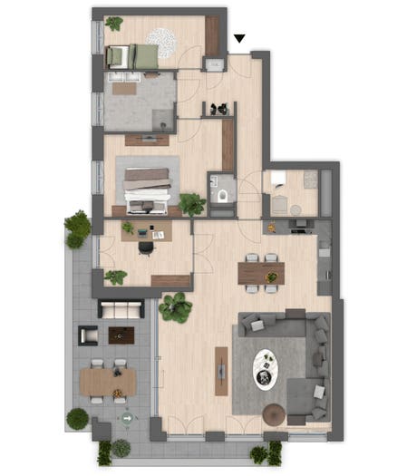 4-kamerappartement te koop in Bodegraafsestraatweg, Gouda