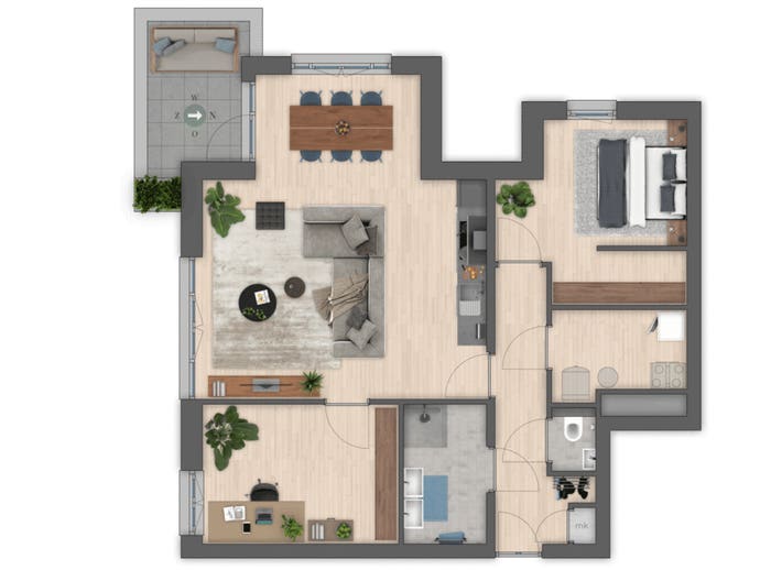 3-kamerappartement te koop in Bodegraafsestraatweg, Gouda