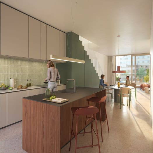 4-kamerappartement te koop in Amsterdam – Sky Maisonnettes (Bouwnr. ), Sluisbuurt