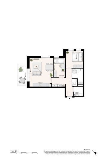 4-kamerappartement te koop in Amsterdam – Driekamer appartementen met uitzicht (Bouwnr. G..), NDSM terrein