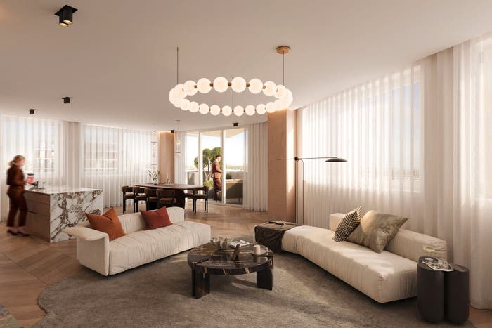 4-kamerappartement te koop in Amsterdam – Penthouses (Bouwnr. .), Bovendiep/Diemerpark