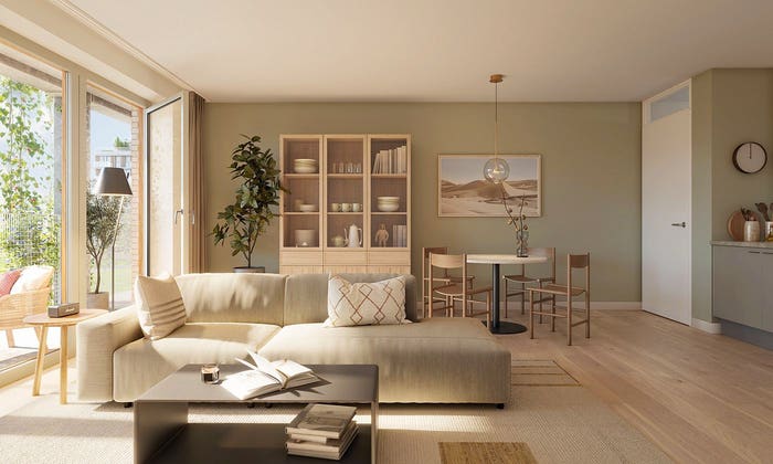 3-kamerappartement te koop in Amsterdam – Type A (Bouwnr. ), E-buurt