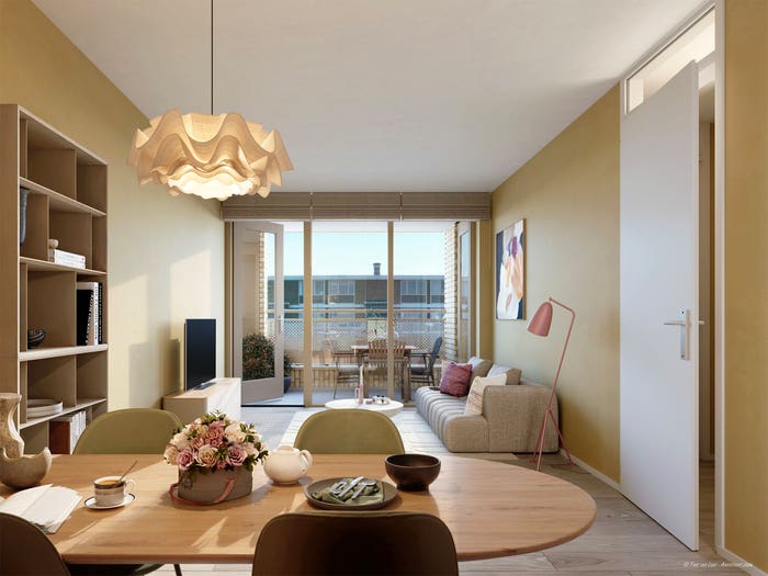 3-kamerappartement te koop in Amsterdam – Type H kamerappartement (Bouwnr. A402), Dijkgraafpleinbuurt