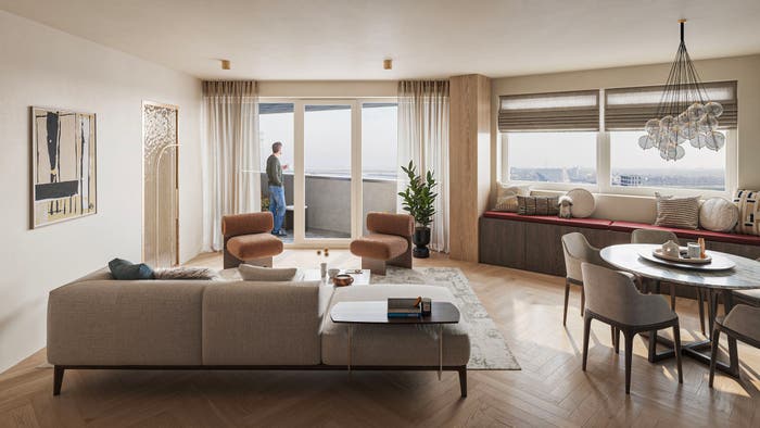 3-kamerappartement te koop in Amsterdam – Penthouses (Bouwnr. .), Bovendiep/Diemerpark