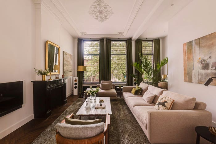 6-kamerappartement te koop in Amsterdam – Eerste Helmersstraat, WG-terrein