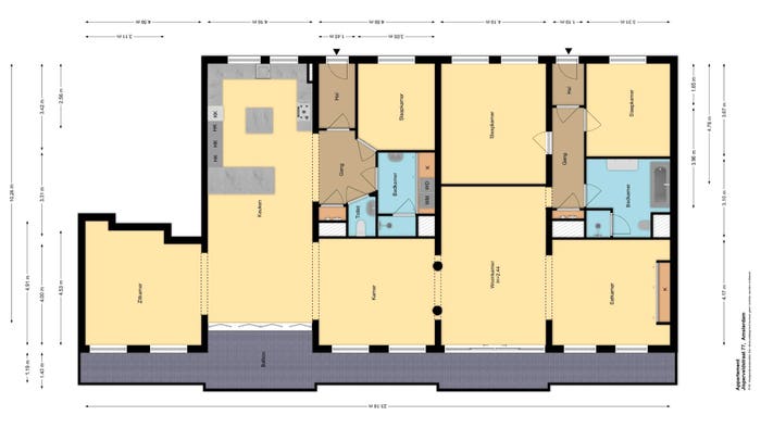 8-kamerappartement te koop in Amsterdam – Jisperveldstraat, Werengouw-Noord