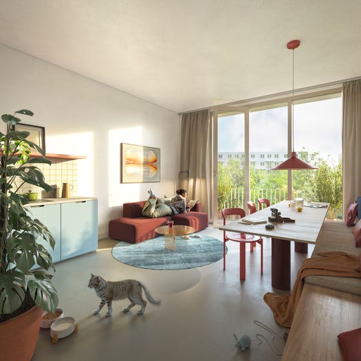 2-kamerappartement te koop in Amsterdam – City Lofts (Bouwnr. ), Sluisbuurt