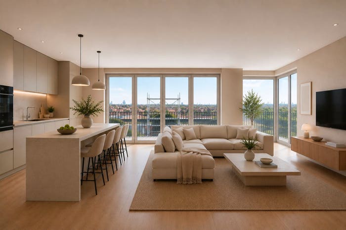 3-kamerappartement te koop in Amsterdam – Docklandsweg, Overhoeks