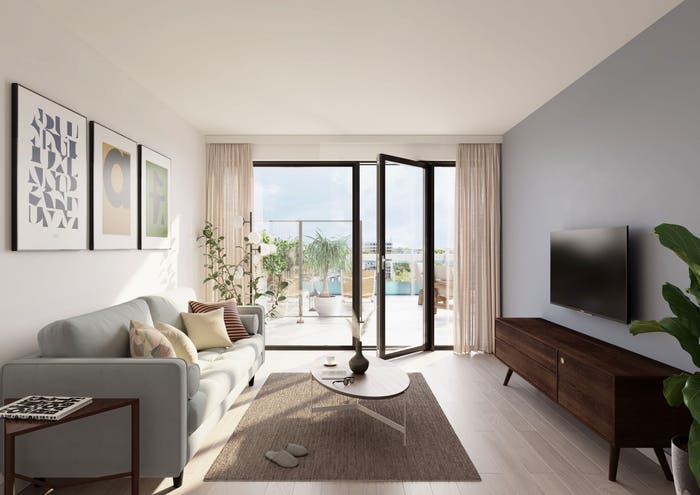 2-kamerappartement te koop in Delflandpleinbuurt-West, Amsterdam
