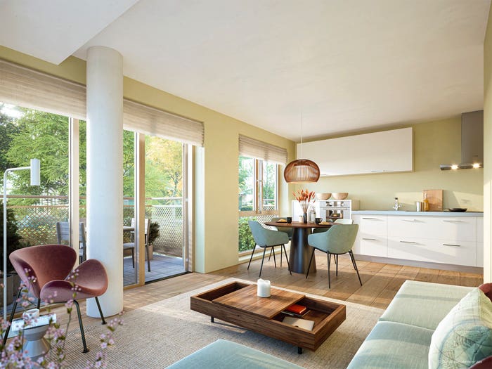 2-kamerappartement te koop in Amsterdam – Type Av kamerappartement (Bouwnr. C001), Dijkgraafpleinbuurt